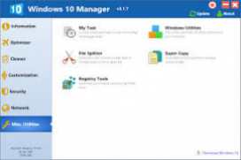 Windows 10 Manager 10.0 Final Version + Working Crack