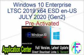 Windows 10 Enterprise LTSC 2019 X64 en-US JUNE 2020 {Gen2}