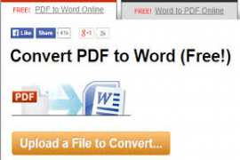 PDF To Word Converter Free