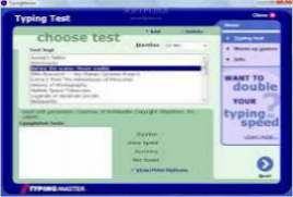 TypingMaster Typing Test