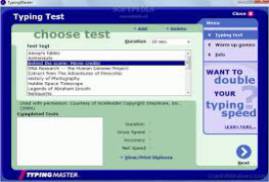 TypingMaster Typing Test