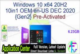 Windows 10 Home Pro X64 OEM ESD MULTi-7 JAN 2020 {Gen2}